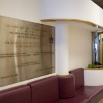 Commemorative plaque of Sheikh Zayed center for living research