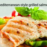 Mediterranean-style grilled salmon