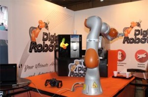 Visitors to AccessAbilities Expo watched with fascination the Robotic Coffee Shop by Digi Robotics.