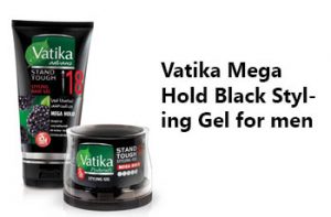 Vatika Mega Hold Black Styling Gel for men