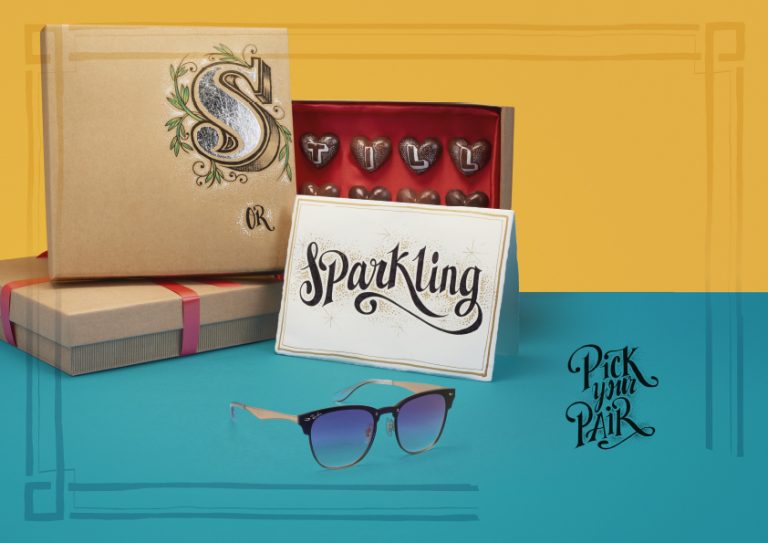 SUNGLASS HUT DEBUTS VALENTINE’S DAY CAMPAIGN “PICK YOUR PAIR” FEATURING CUSTOM ARTWORK BY ROB DRAPER