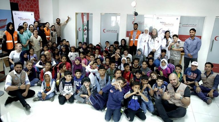 Emirates Red Crescent (ERC), Aster Volunteers put a smile on 100 underprivileged children faces