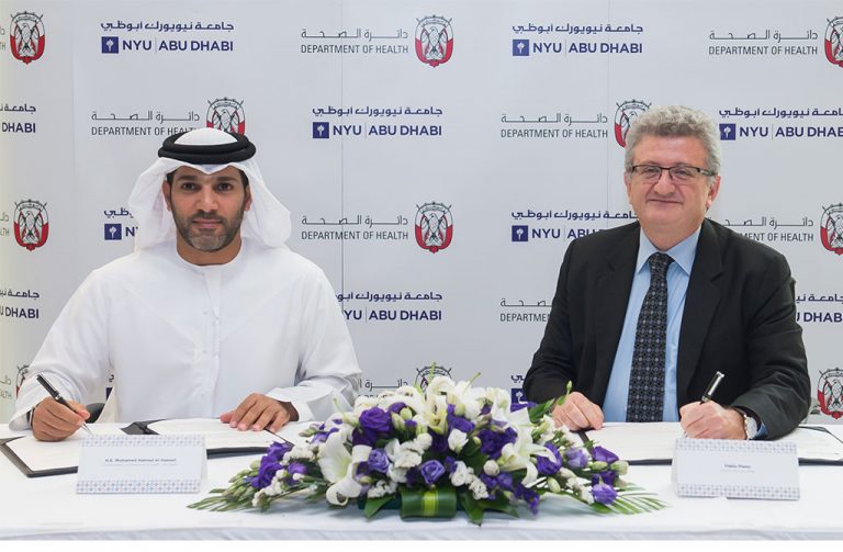 New York University Abu Dhabi Signs Memorandum of Understanding with Department of Health – Abu Dhabi
