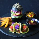 Vegan junk food brunch mains