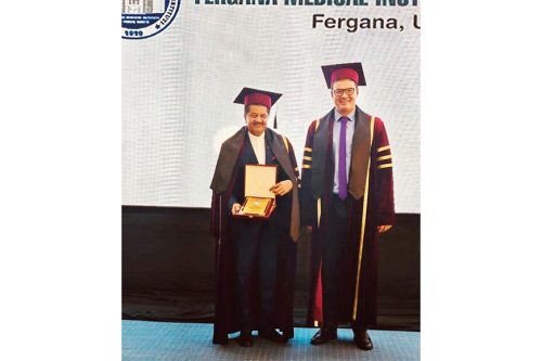 Dr. Thumbay Moideen Honored with Two Prestigious Doctorates for Transformative Contributions to Medical Education and Healthcare Innovation in 2025